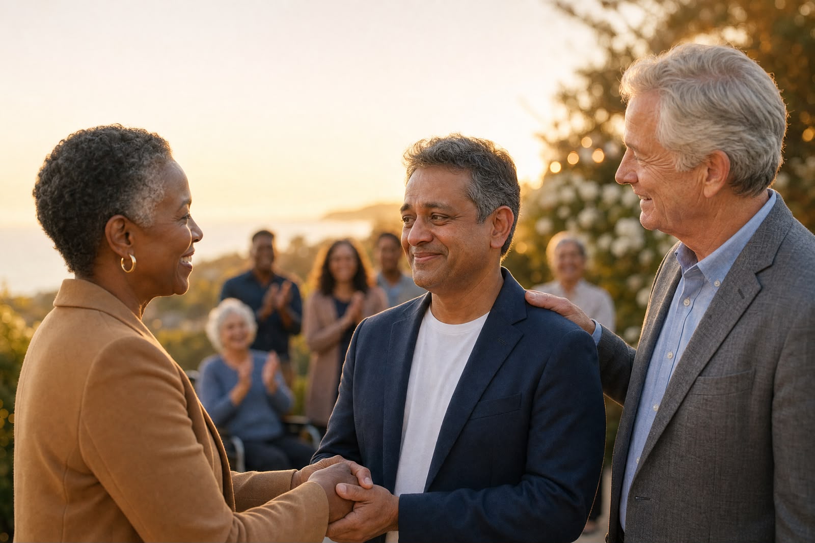 Community recognition moment with a premium Donation Ride experience