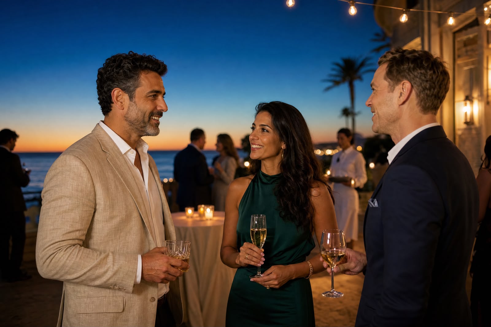Private member event with a premium hospitality setting
