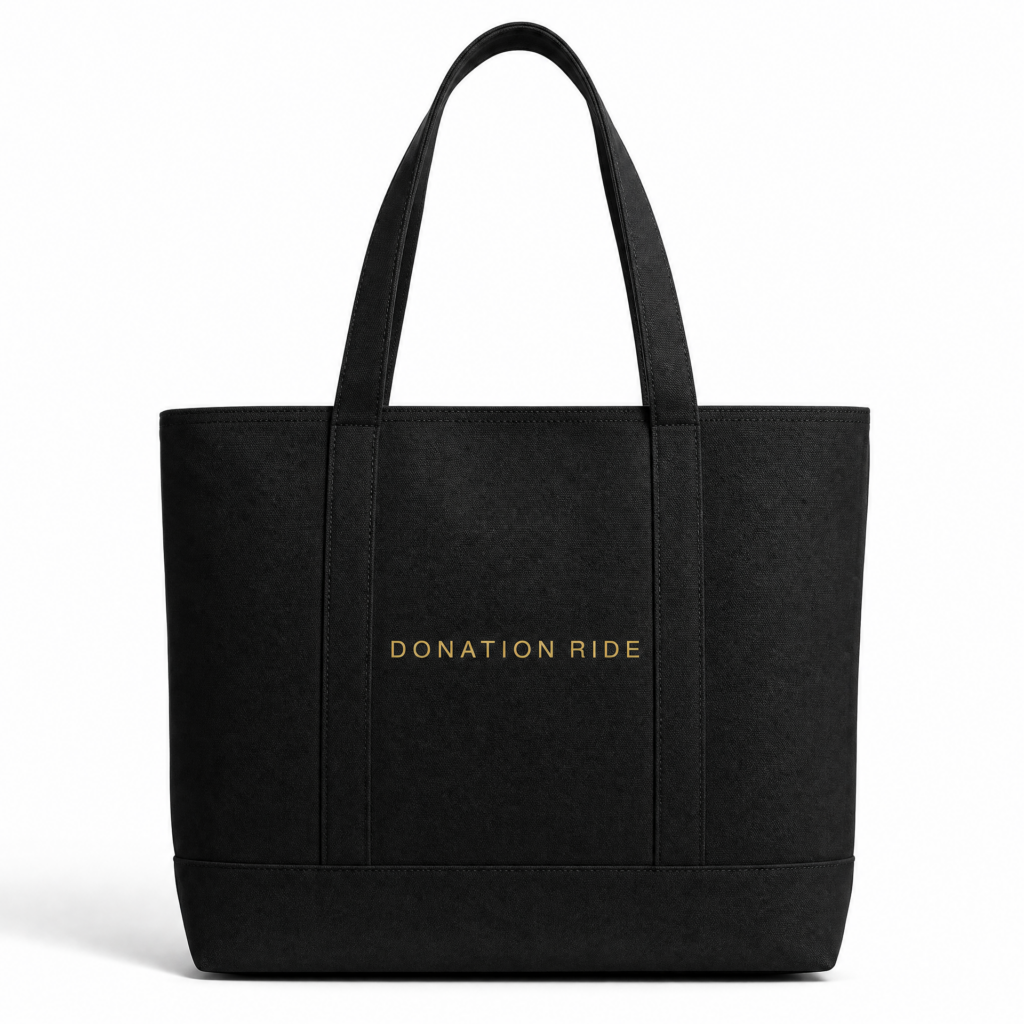 Donation Ride Tote Bag